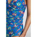 Blue - Close up - Weird Fish Womens-Ladies Penelope One Piece Swimsuit