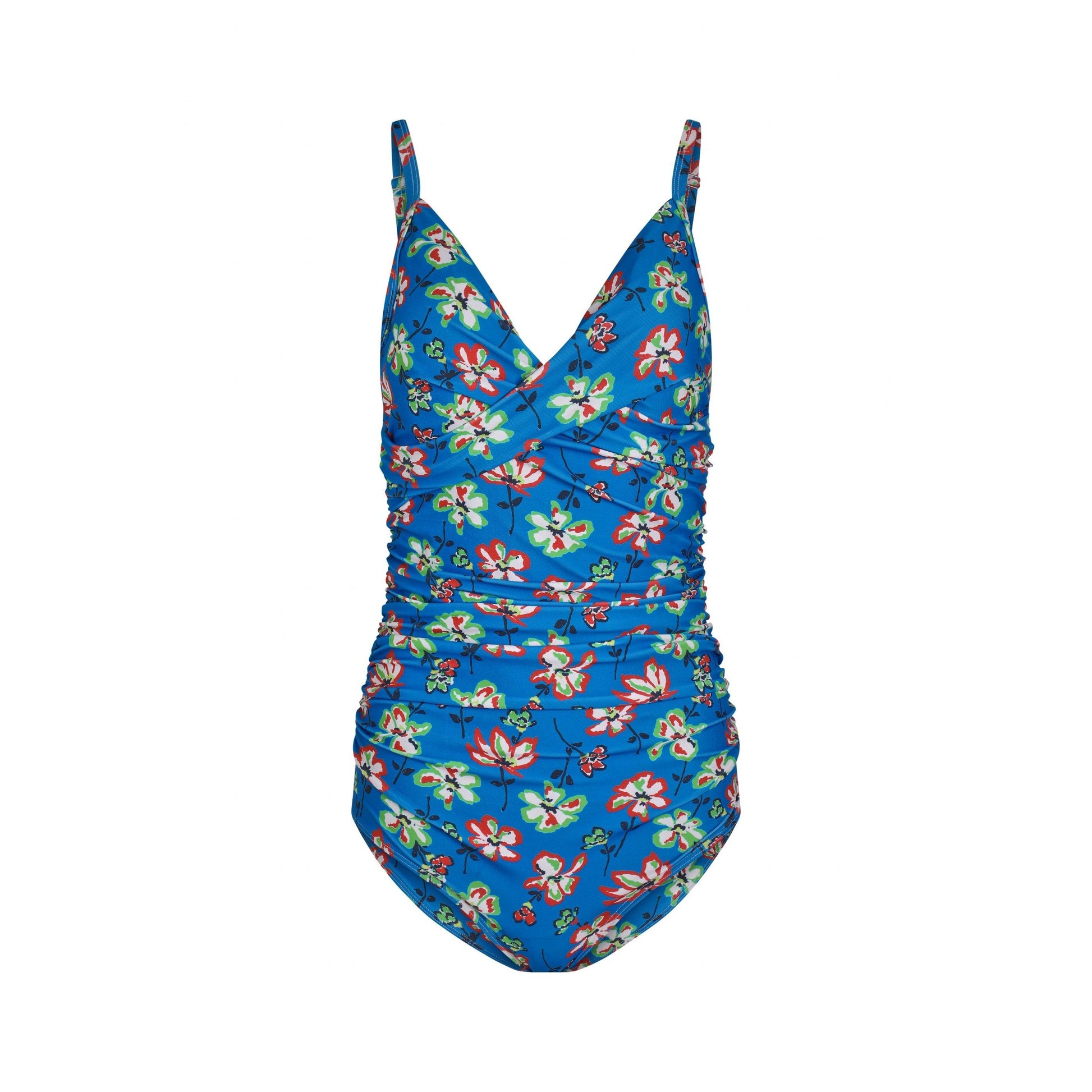 Blue - Front - Weird Fish Womens-Ladies Penelope One Piece Swimsuit