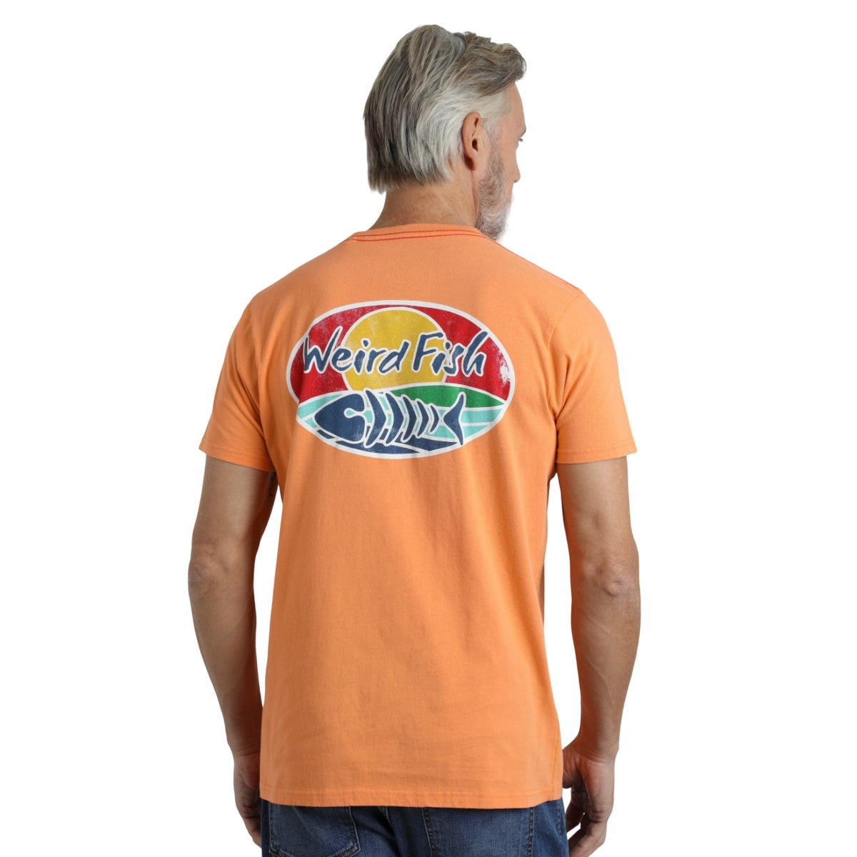 Pumpkin - Pack Shot - Weird Fish Mens Land And Sea Graphic Back Print T-Shirt