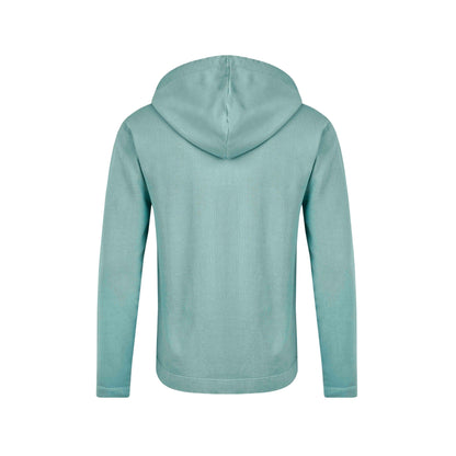 Mineral Blue - Back - Weird Fish Mens Woodside Loopback Sun Faded Hoodie