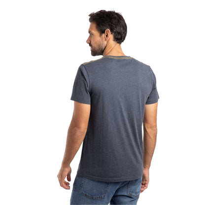 Navy - Back - Weird Fish Mens Brewer Graphic Print Eco Friendly T-Shirt