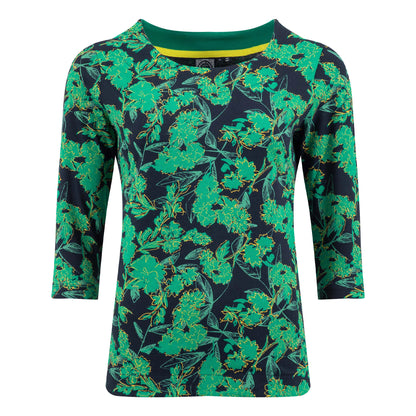Night Blue - Front - Weird Fish Womens-Ladies Rachel Printed Jersey T-Shirt