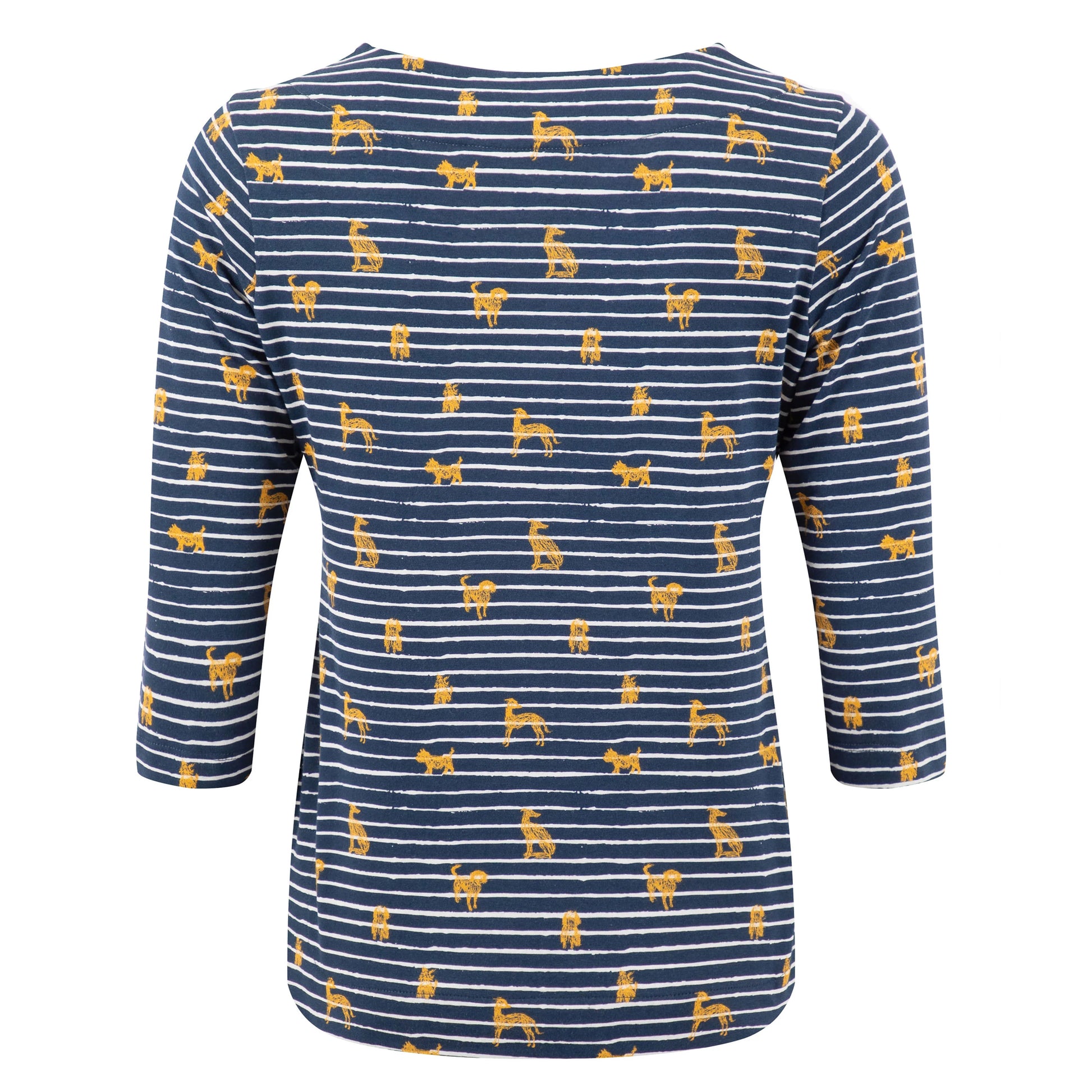 Ochre - Back - Weird Fish Womens-Ladies Rachel Printed Jersey T-Shirt
