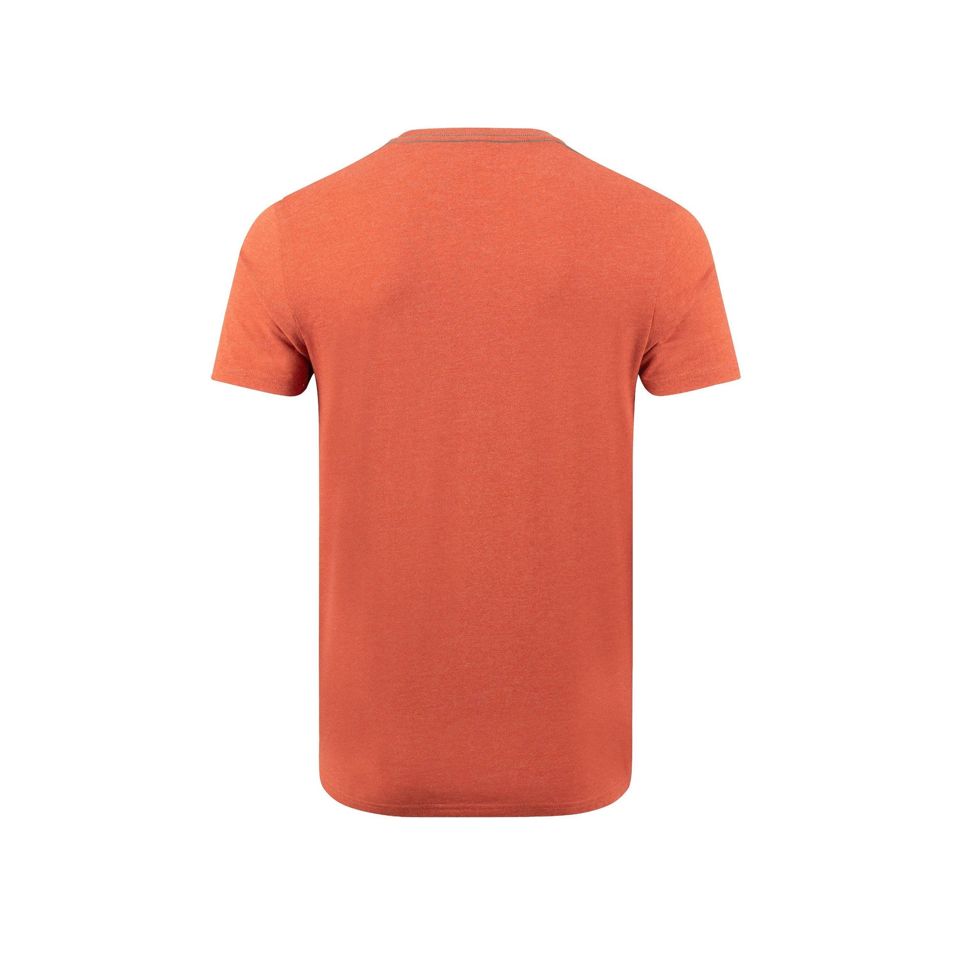Rust Orange - Back - Weird Fish Mens Waves T-Shirt