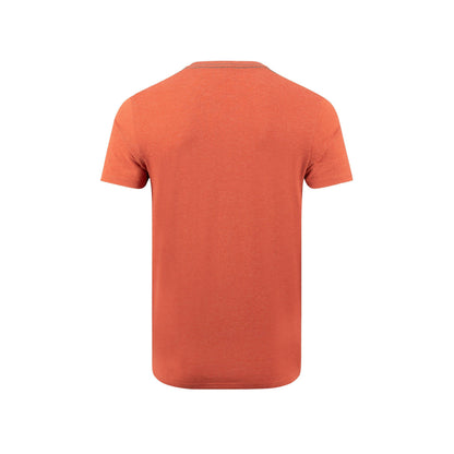 Rust Orange - Back - Weird Fish Mens Waves T-Shirt