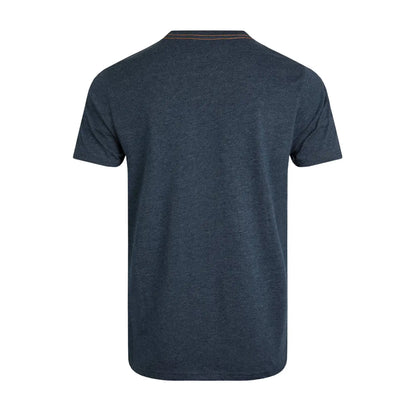 Navy - Back - Weird Fish Mens Waves T-Shirt