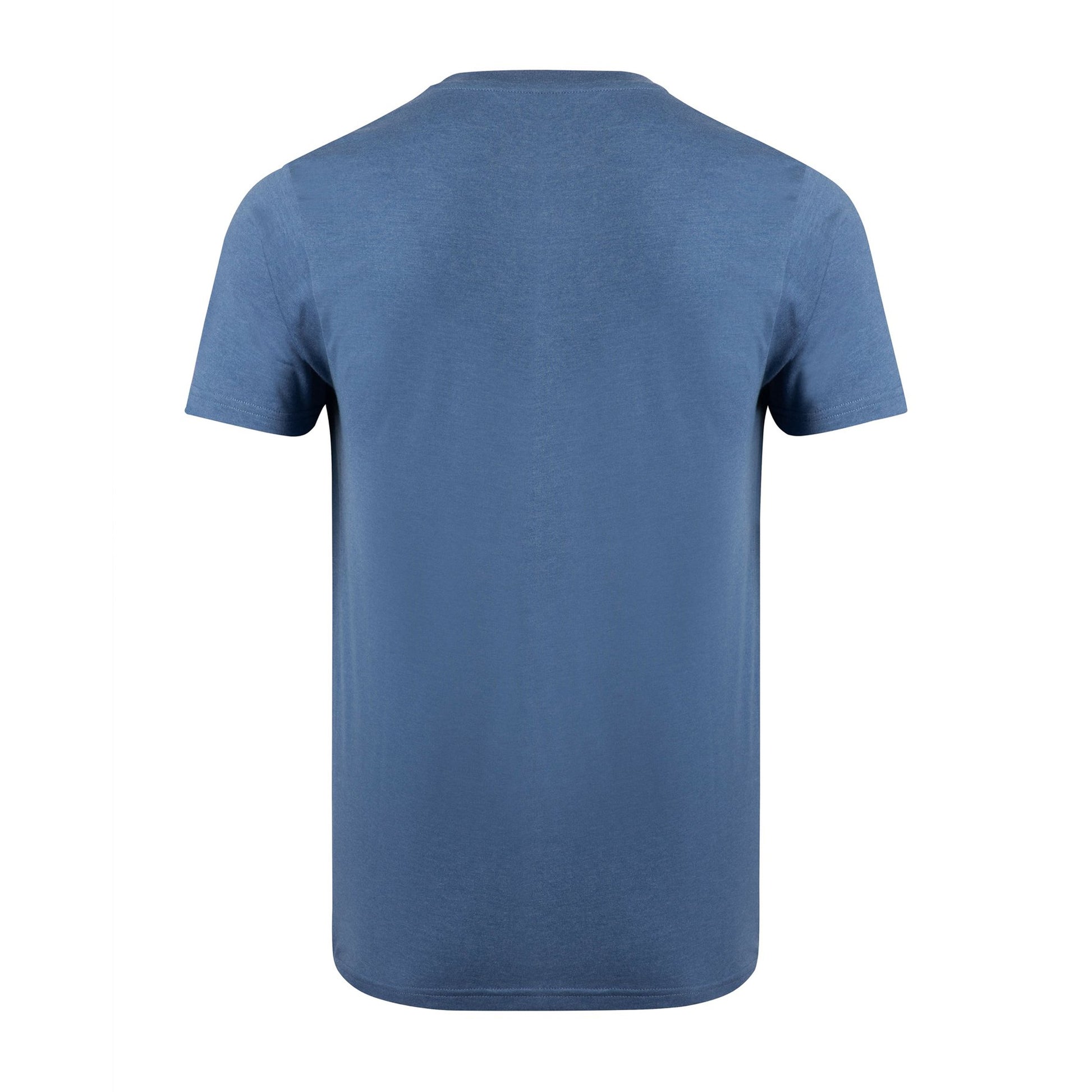 Mid Blue - Back - Weird Fish Mens Hooked Brand T-Shirt