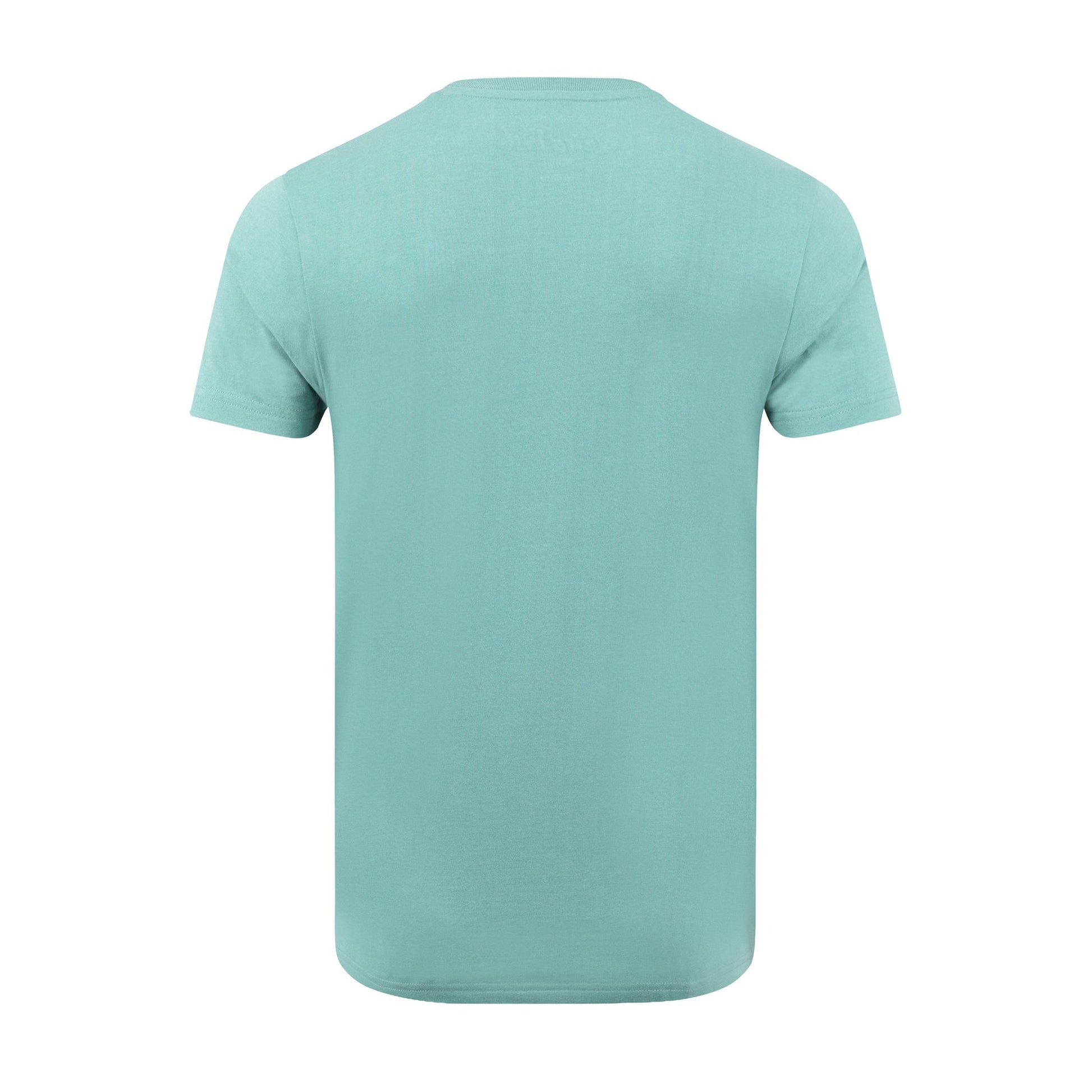 Mineral Blue - Back - Weird Fish Mens Hooked Brand T-Shirt