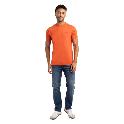 Rust - Side - Weird Fish Mens Hooked Brand T-Shirt