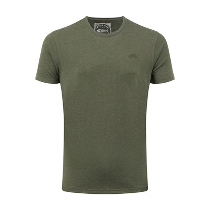 Fir Green - Front - Weird Fish Mens Hooked Brand T-Shirt