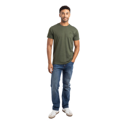 Fir Green - Side - Weird Fish Mens Hooked Brand T-Shirt