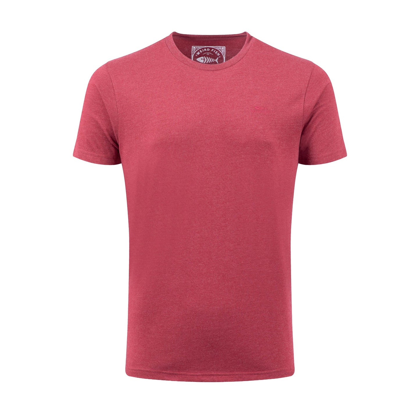 Garnet - Front - Weird Fish Mens Hooked Brand T-Shirt