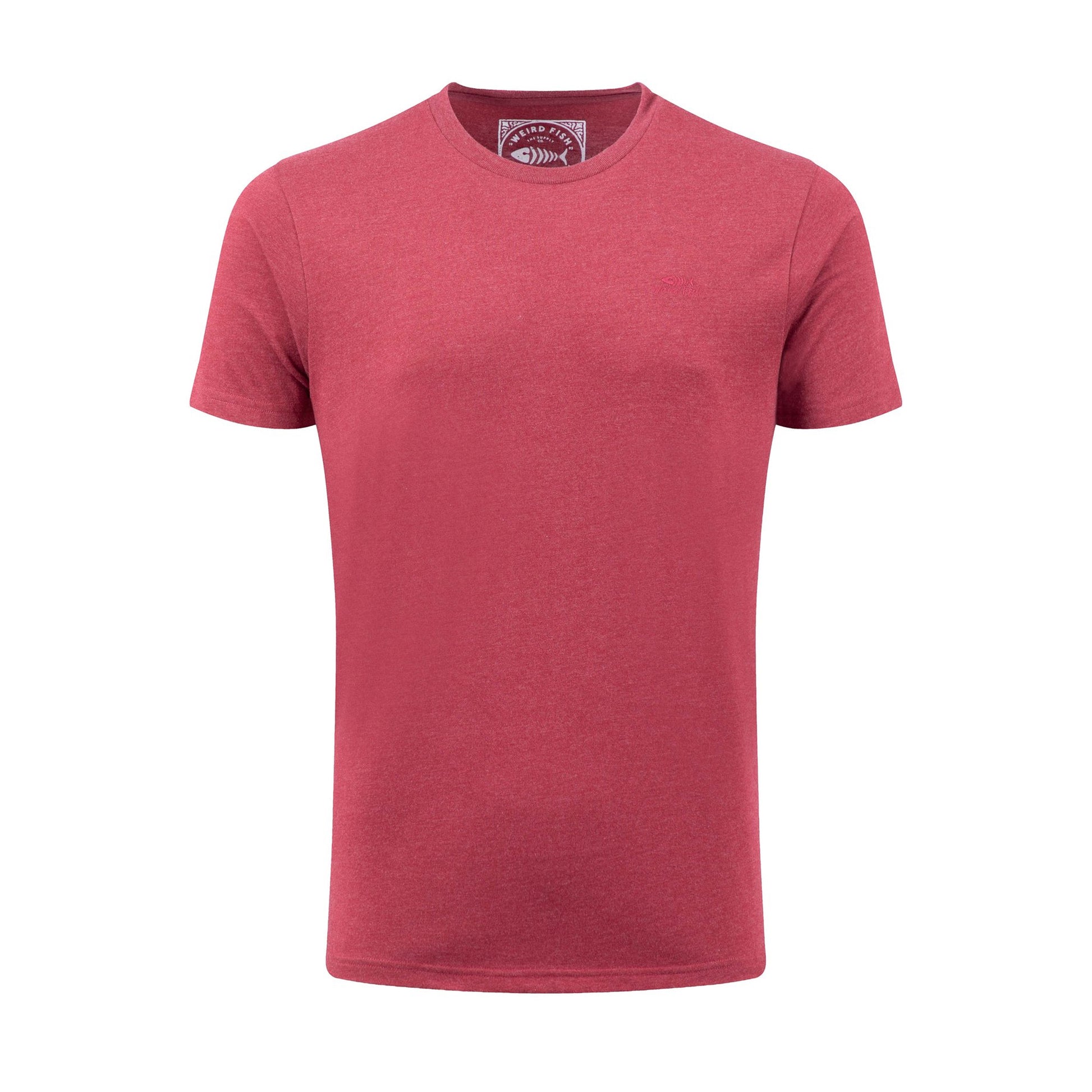 Garnet - Front - Weird Fish Mens Hooked Brand T-Shirt