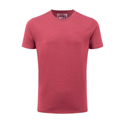 Garnet - Front - Weird Fish Mens Hooked Brand T-Shirt