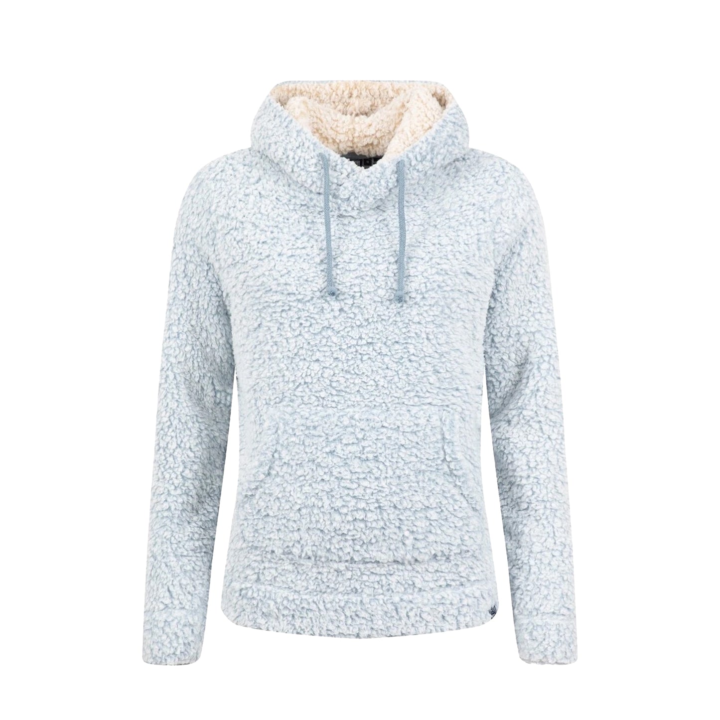 Powder Blue - Front - Weird Fish Womens-Ladies Yara Fleece Hoodie