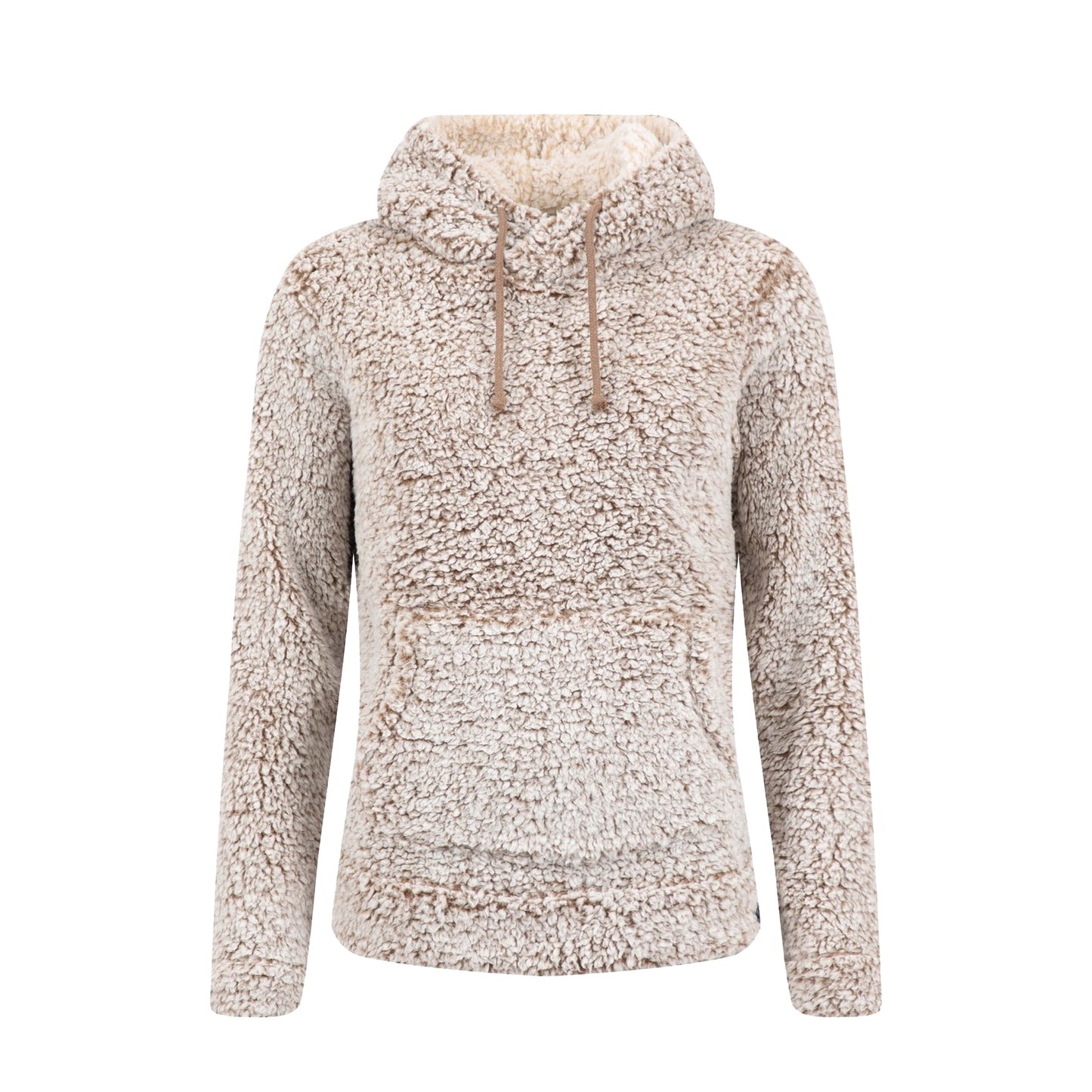 Mocha - Front - Weird Fish Womens-Ladies Yara Fleece Hoodie