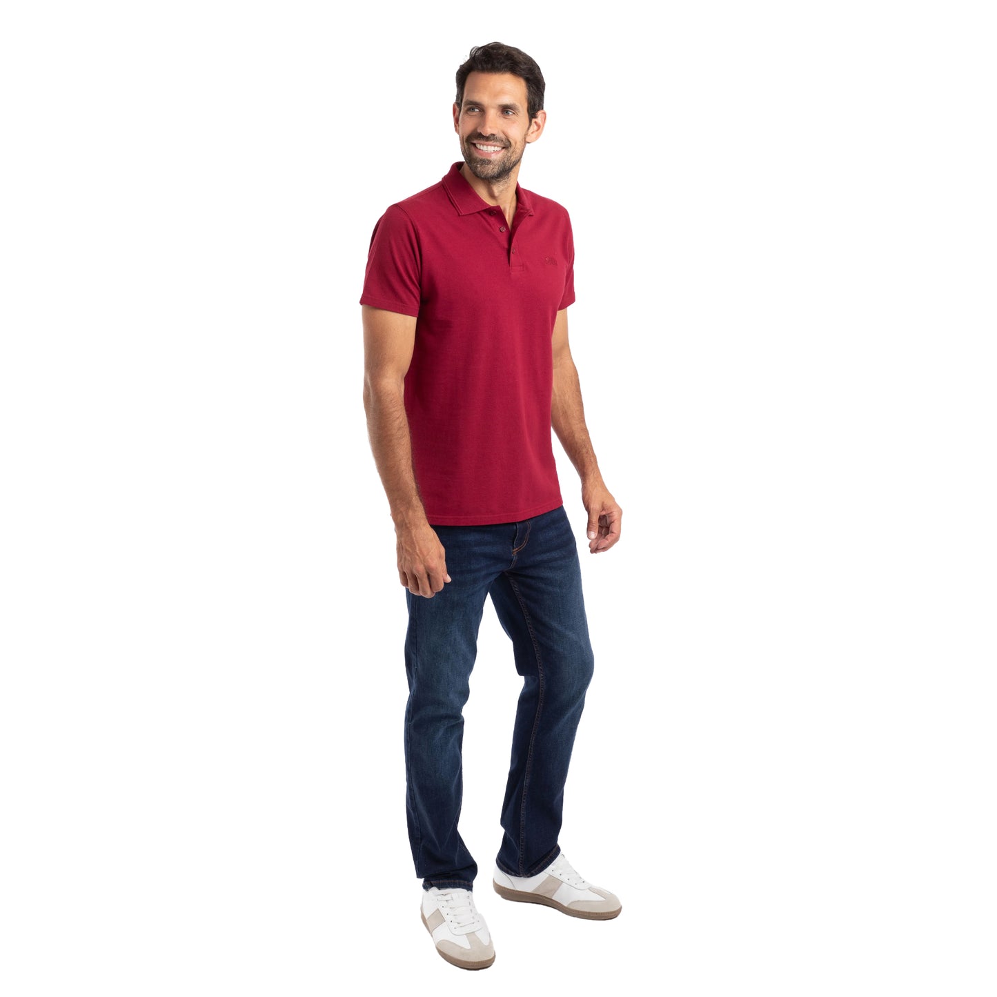 Federal Blue - Lifestyle - Weird Fish Mens Giles Pique Polo Shirt