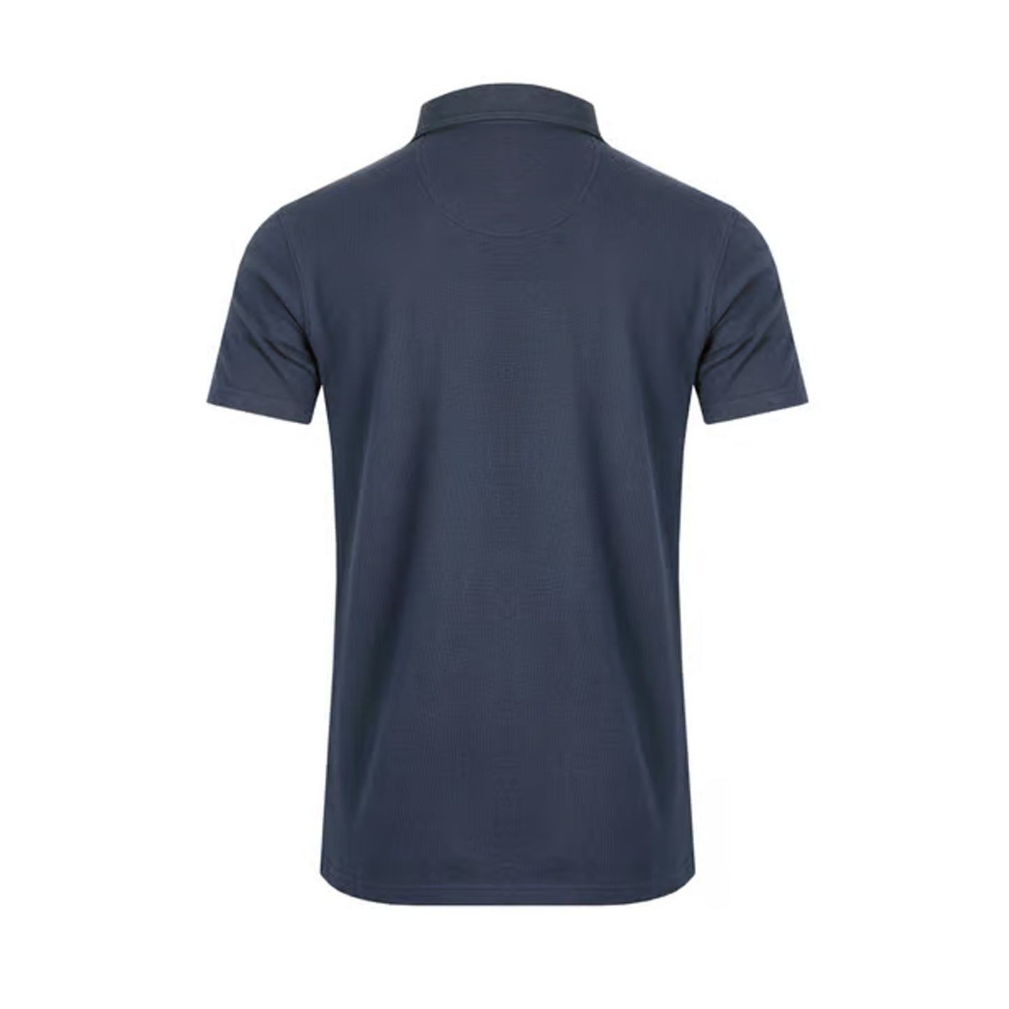 Navy - Back - Weird Fish Mens Giles Pique Polo Shirt