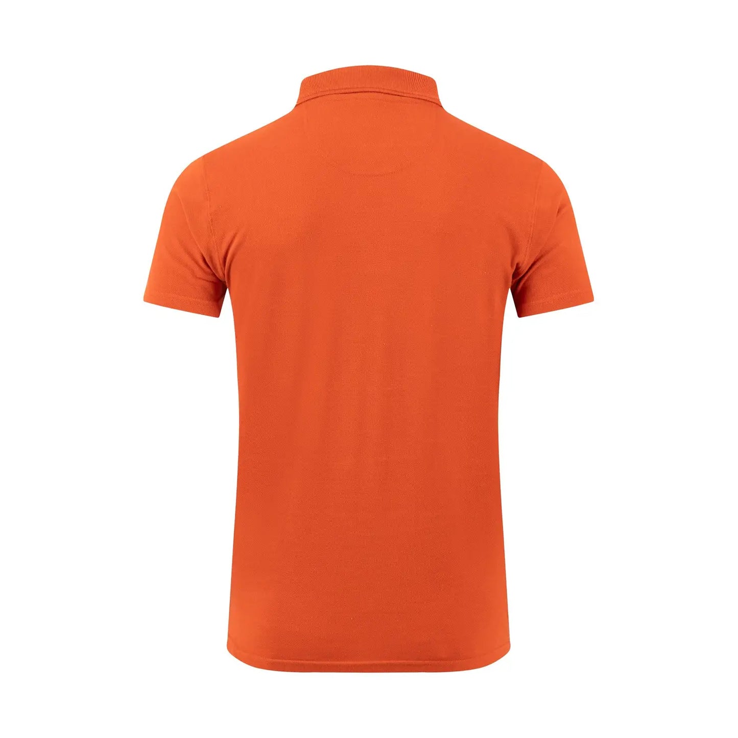 Rust - Back - Weird Fish Mens Giles Pique Polo Shirt