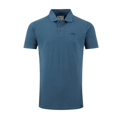 Federal Blue - Front - Weird Fish Mens Giles Pique Polo Shirt