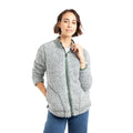 Army Green - Lifestyle - Weird Fish Womens-Ladies Deliah Full Zip Fleece Jacket