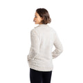 Beige - Back - Weird Fish Womens-Ladies Deliah Full Zip Fleece Jacket