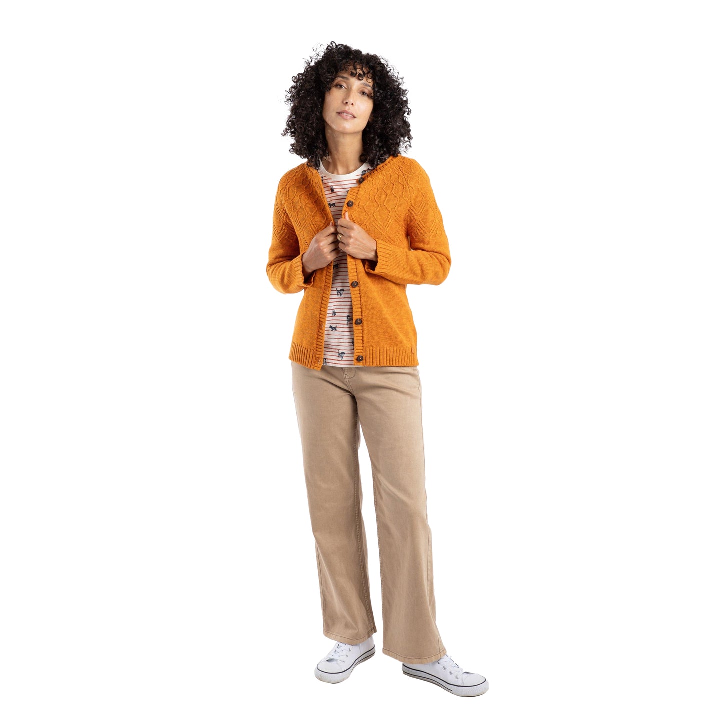 Nut - Pack Shot - Weird Fish Womens-Ladies Caballo Cardigan