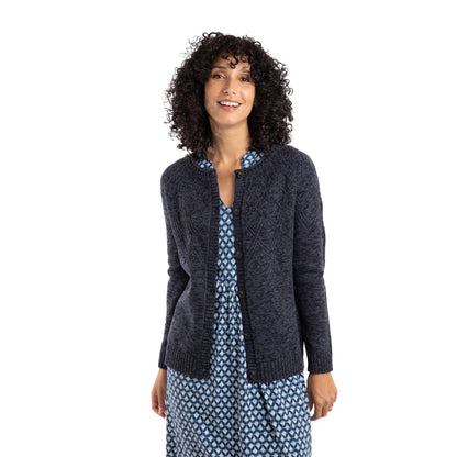 Navy - Front - Weird Fish Womens-Ladies Caballo Cardigan