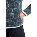 Moonlight Blue - Lifestyle - Weird Fish Womens-Ladies Reena Printed Quarter Zip Fleece Top