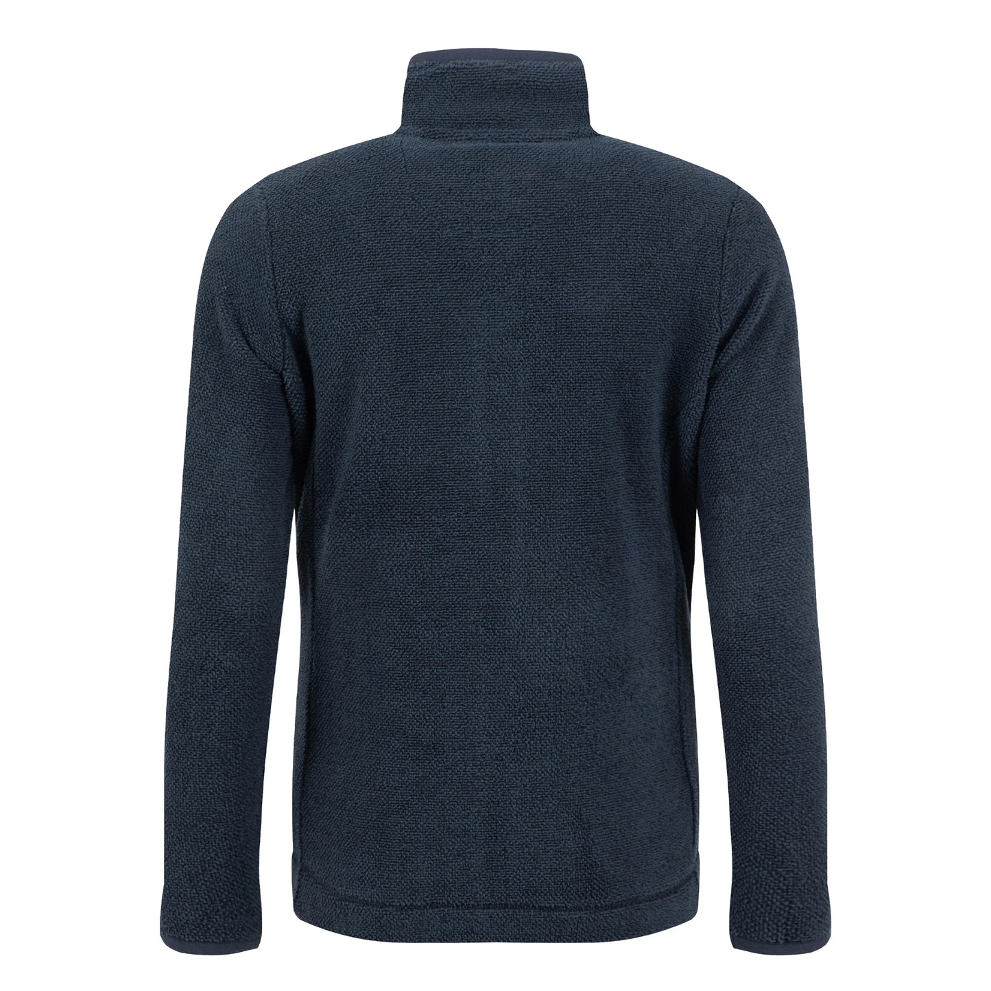 Midnight - Back - Weird Fish Womens-Ladies Cheryl Textured Full Zip Fleece Jacket