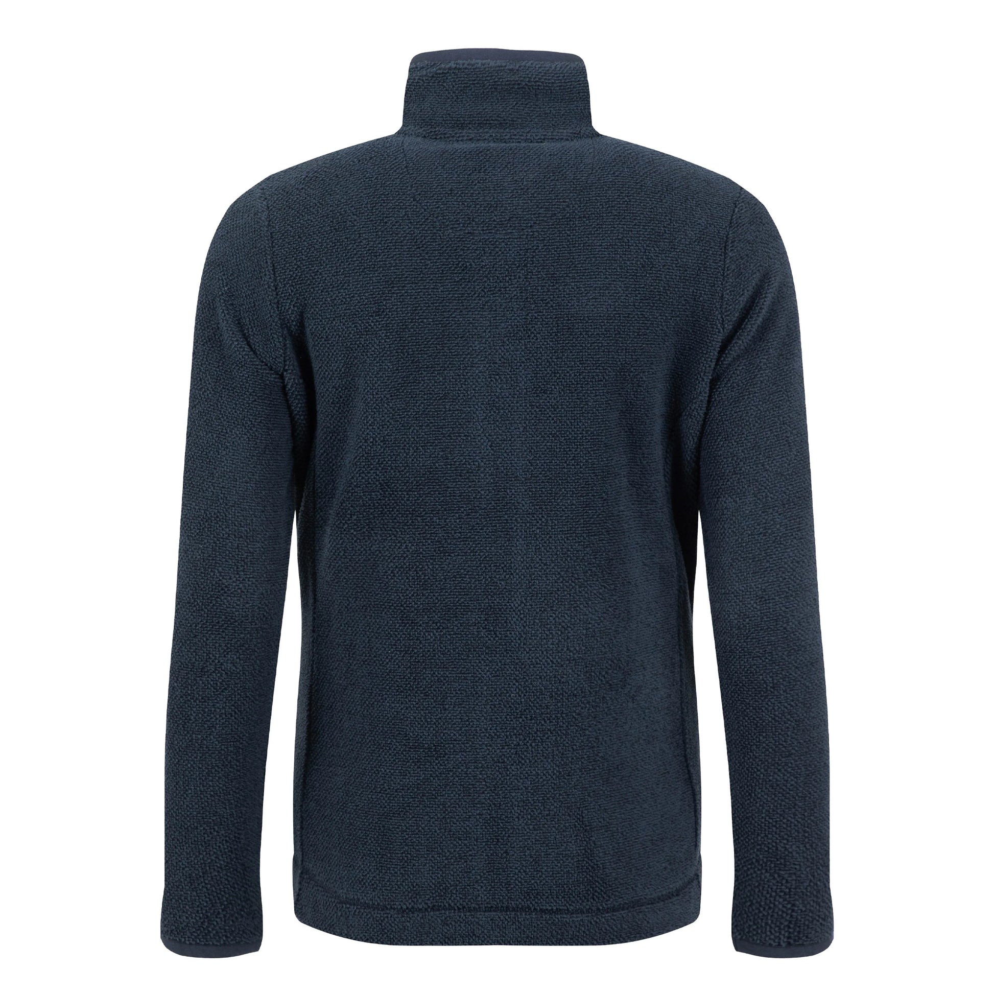 Midnight - Back - Weird Fish Womens-Ladies Cheryl Textured Full Zip Fleece Jacket