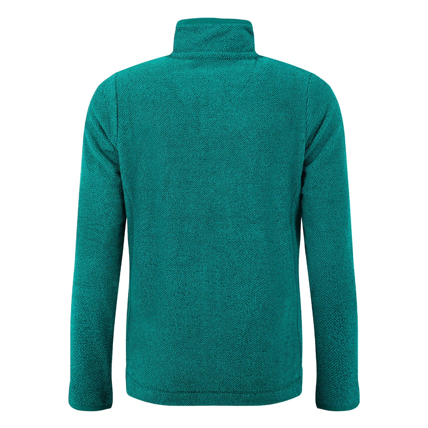 Peacock Blue - Back - Weird Fish Womens-Ladies Cheryl Textured Full Zip Fleece Jacket