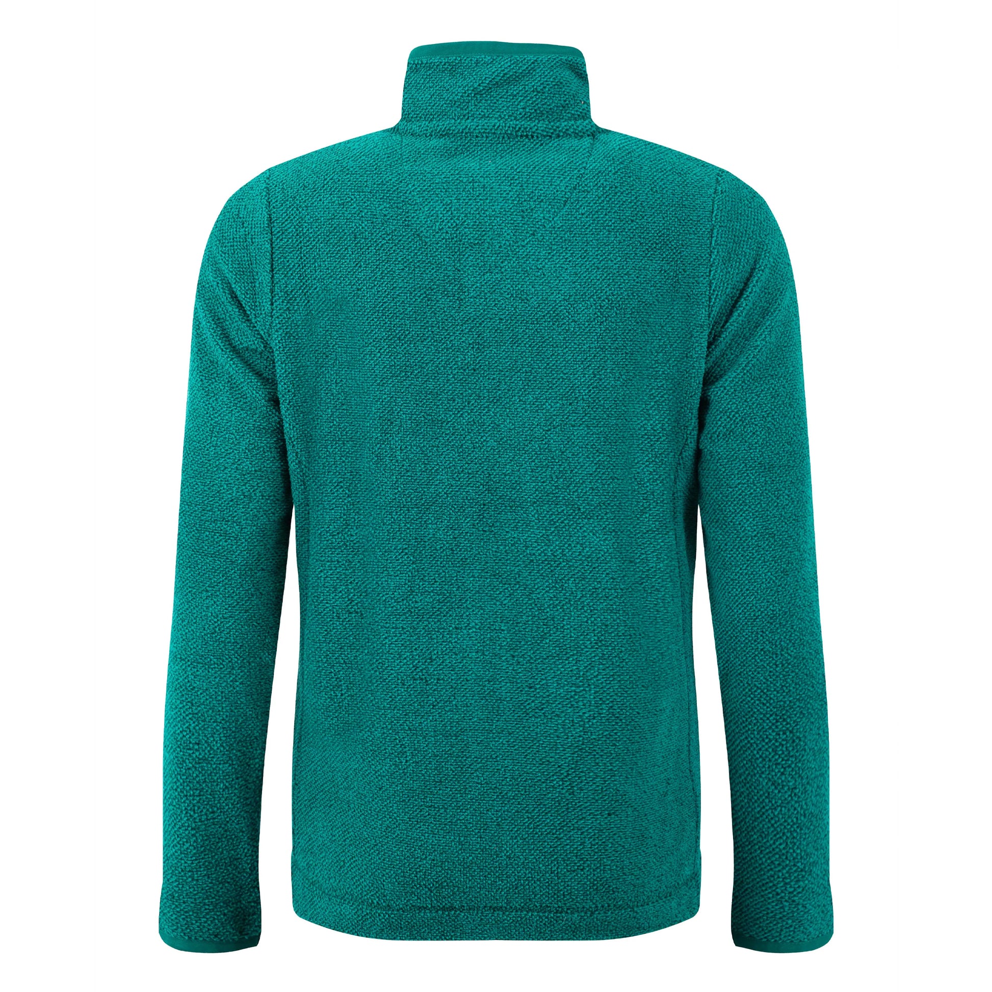 Peacock Blue - Back - Weird Fish Womens-Ladies Cheryl Textured Full Zip Fleece Jacket