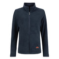 Midnight - Front - Weird Fish Womens-Ladies Cheryl Textured Full Zip Fleece Jacket