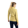 Antique Moss - Close up - Weird Fish Womens-Ladies Sarah Textured Quarter Zip Fleece Top