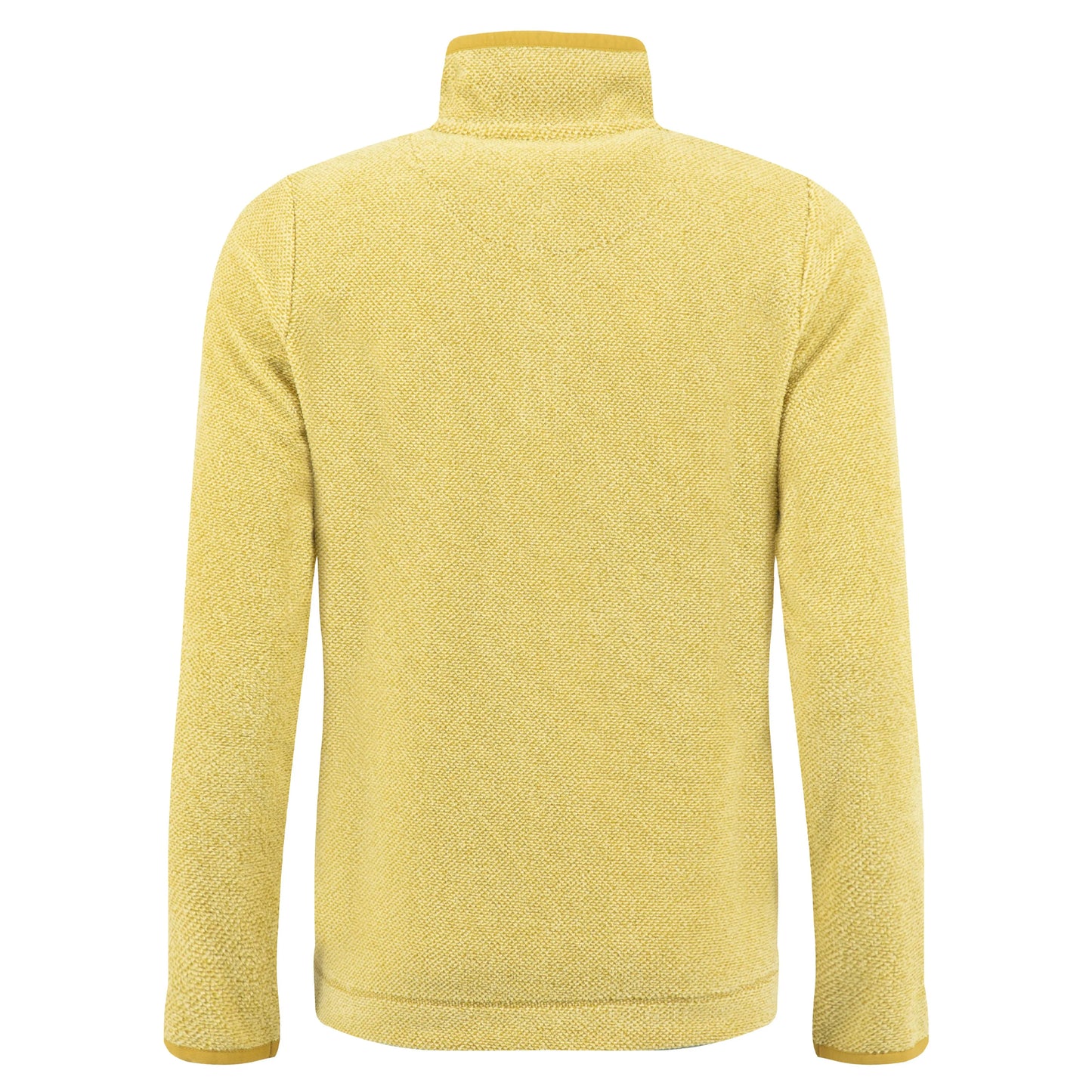 Antique Moss - Back - Weird Fish Womens-Ladies Sarah Textured Quarter Zip Fleece Top