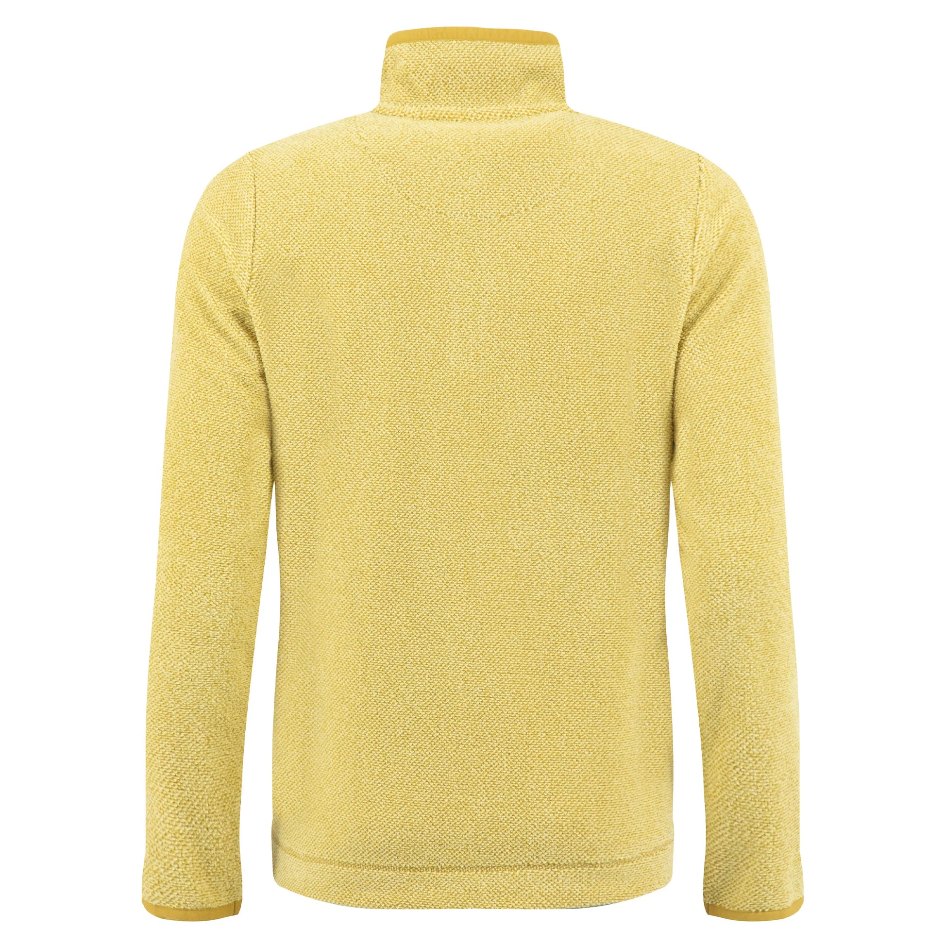 Antique Moss - Back - Weird Fish Womens-Ladies Sarah Textured Quarter Zip Fleece Top
