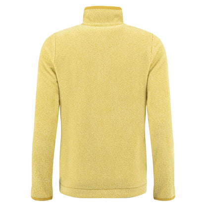 Antique Moss - Back - Weird Fish Womens-Ladies Sarah Textured Quarter Zip Fleece Top