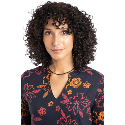 Nightshade - Side - Weird Fish Womens-Ladies Isolde Printed Jersey Midi Dress