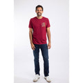 Garnet Red - Pack Shot - Weird Fish Mens Sling Your Hook Back Print T-Shirt