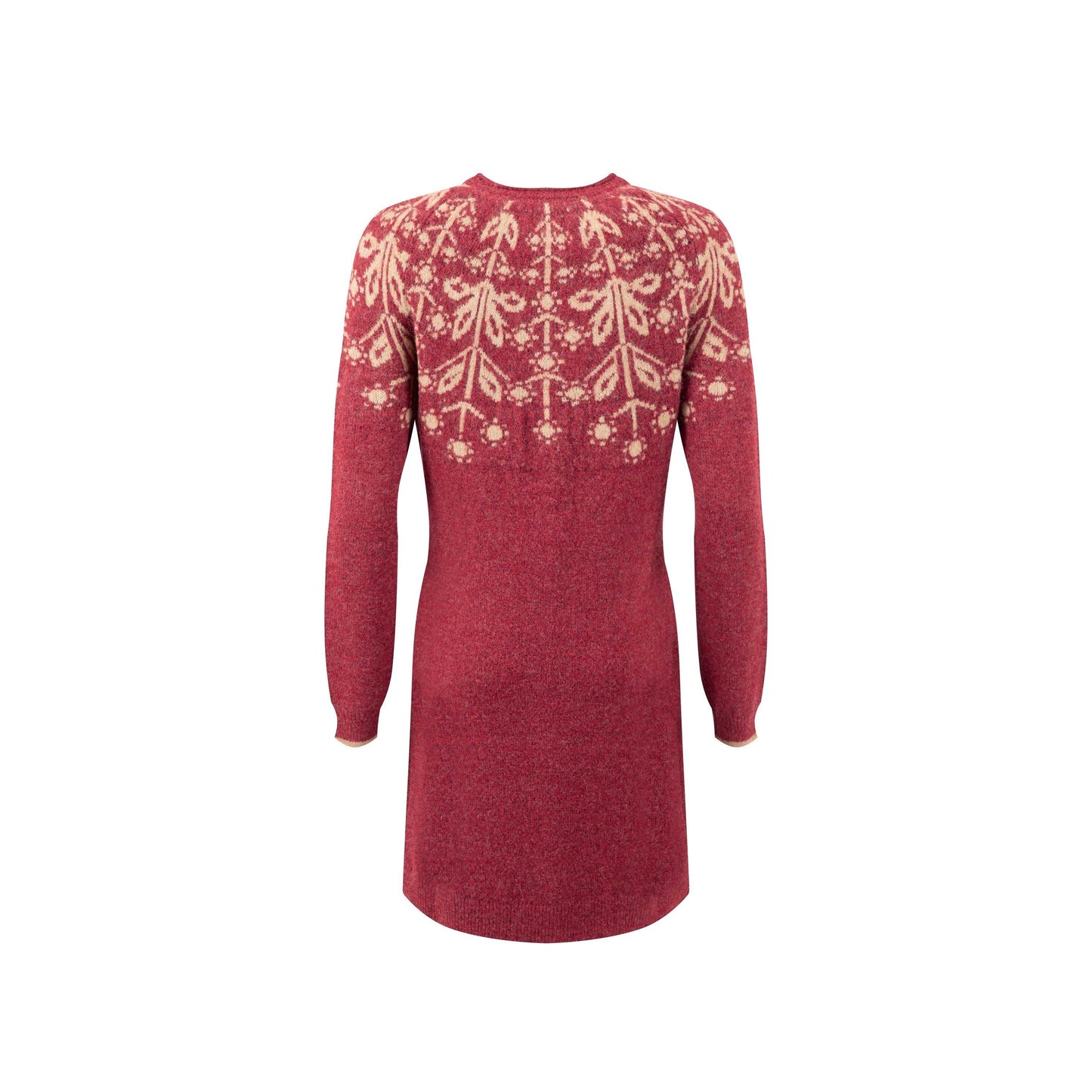 Rhubarb - Back - Weird Fish Womens-Ladies Blakely Fair Isle Knitted Dress