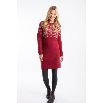Rhubarb - Lifestyle - Weird Fish Womens-Ladies Blakely Fair Isle Knitted Dress
