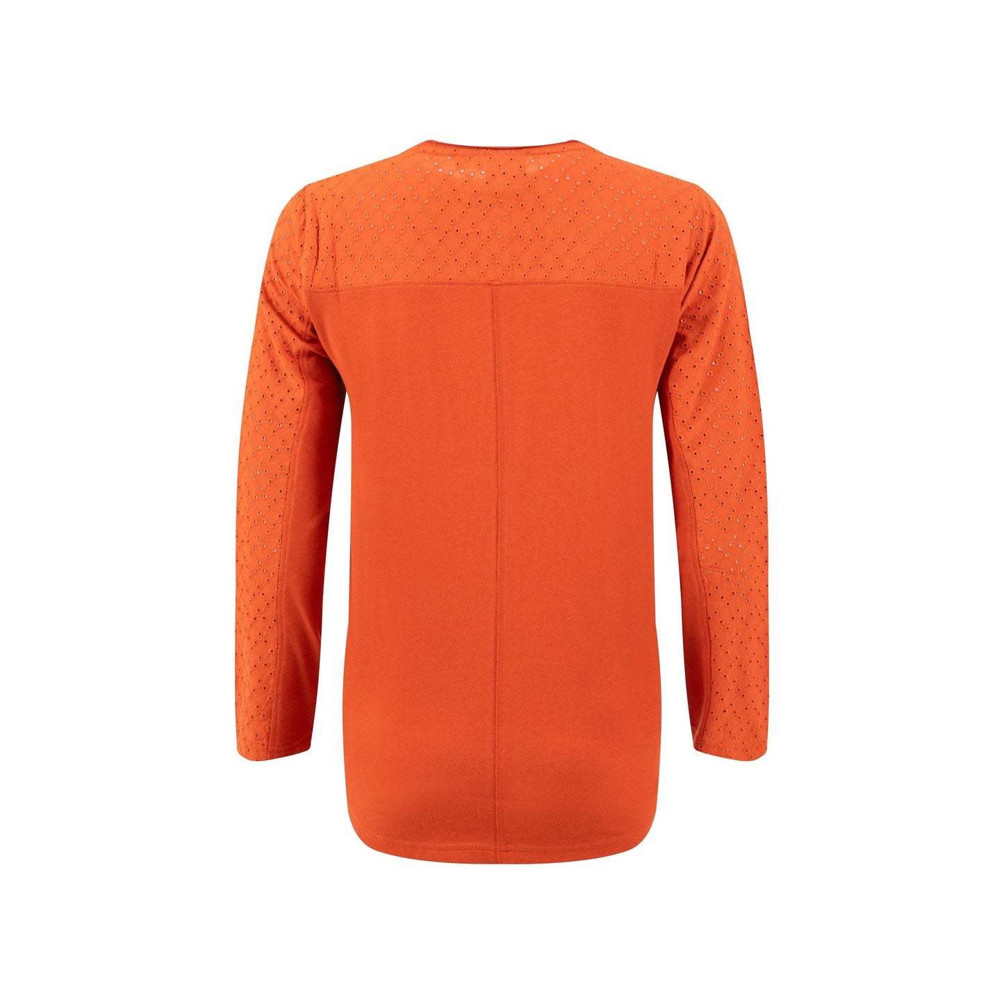 Rust Orange - Back - Weird Fish Womens-Ladies Topia Broderie Top