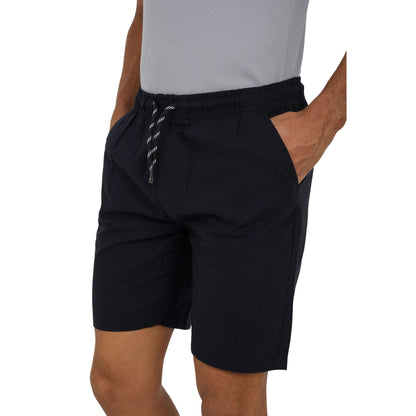 Black - Front - Brave Soul Mens Recycled Cotton Shorts