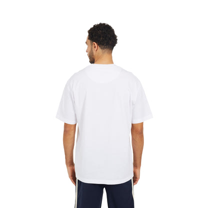Off White - Back - Brave Soul Mens Crew Neck Relaxed Fit T-Shirt