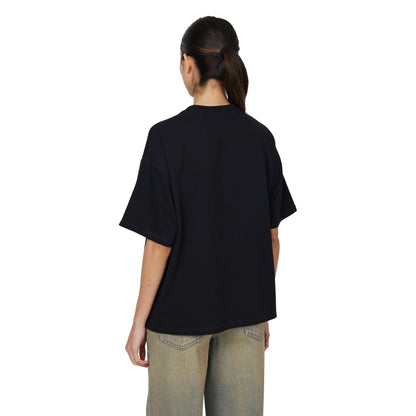 Black - Back - Good For Nothing Womens-Ladies Oversized T-Shirt