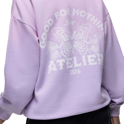 Lilac - Lifestyle - Good For Nothing Womens-Ladies Sweatshirt