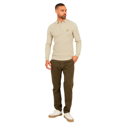 Barley - Lifestyle - Brave Soul Mens Dillinger Knitted Long-Sleeved Jumper