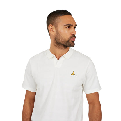 Off White - Side - Brave Soul Mens Polo Shirt