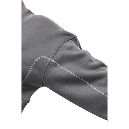 Gunmetal - Side - Brave Soul Womens-Ladies Atelier Cropped Sweatshirt